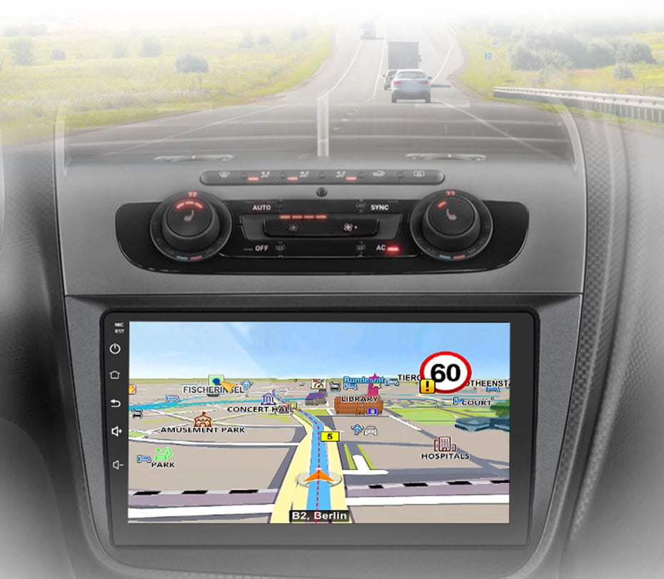 Seat ALTEA 2004-15 : Écran Autoradio CarPlay sans Fil – Compatibilité iPhone & Android