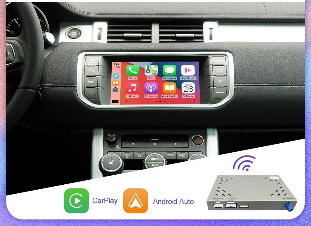 Boitier CARPLAY Land Rover/Jaguar/Range Rover/Evoque/Discovery 2012-18