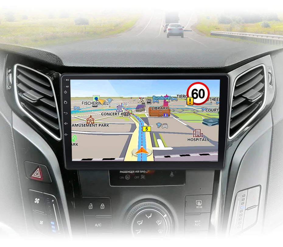 Hyundai I40 2012-16 : Écran Autoradio CarPlay sans Fil – Compatibilité iPhone & Android