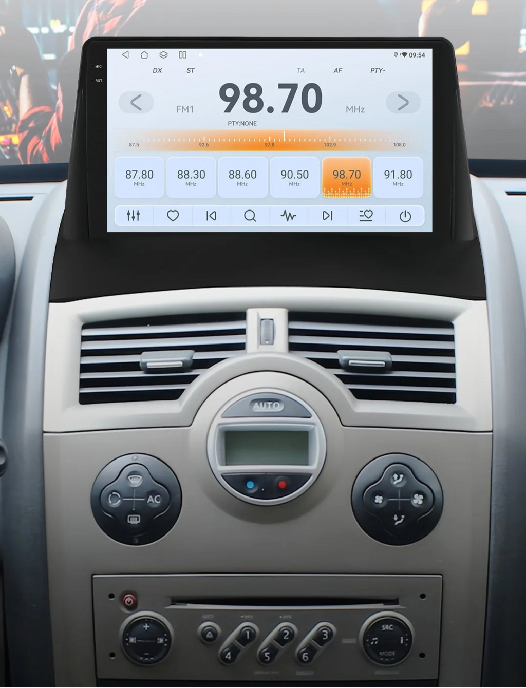 Renault MEGANE 2 : Écran Autoradio CarPlay sans Fil – Compatibilité iPhone & Android