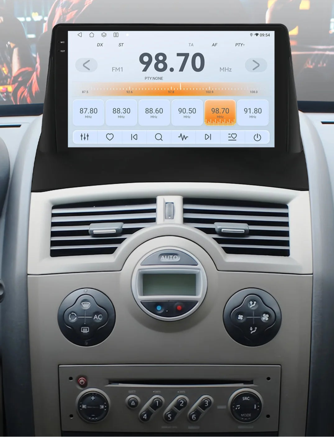 Renault MEGANE 2 : Écran Autoradio CarPlay sans Fil – Compatibilité iPhone & Android