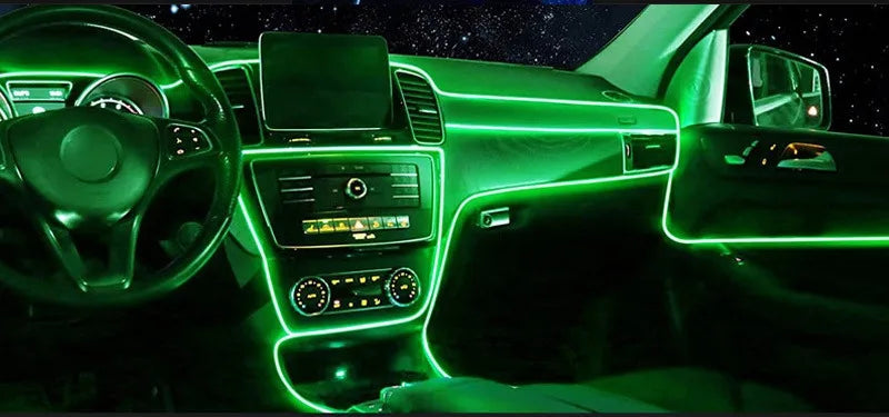 Bandes LED Intérieures AUTO-R – Éclairage d’Ambiance Voiture Bluetooth Plug & Play