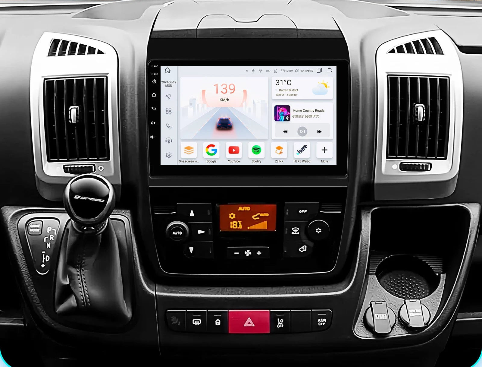 Citroën JUMPER 2018 : Écran Autoradio CarPlay sans Fil – Compatibilité iPhone & Android