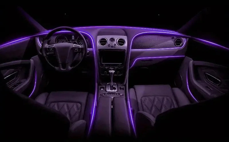 Bandes LED Intérieures AUTO-R – Éclairage d’Ambiance Voiture Bluetooth Plug & Play