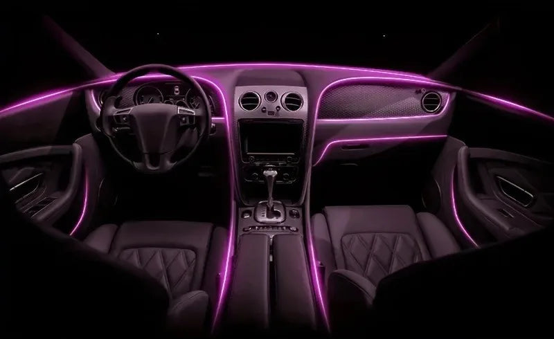 Bandes LED Intérieures AUTO-R – Éclairage d’Ambiance Voiture Bluetooth Plug & Play