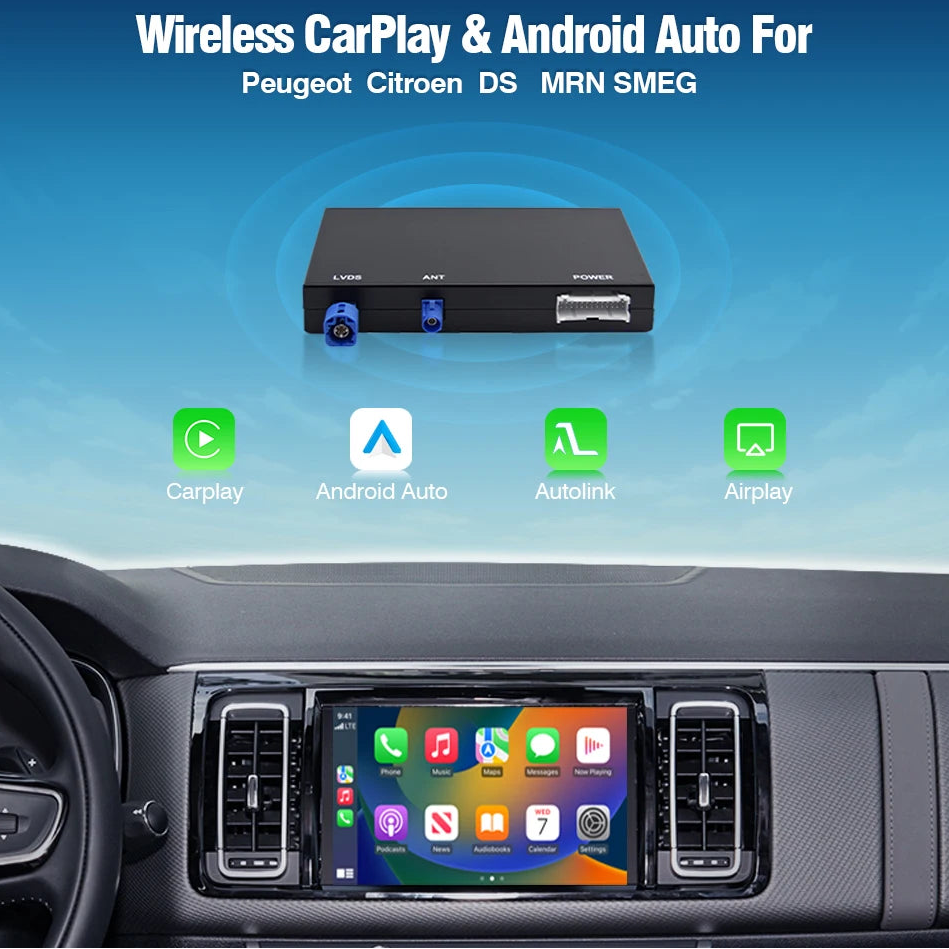 Boitier CARPLAY Peugeot & Citroën SMEG C4 C5 DS4 DS3 DS5 208 2008 308 508