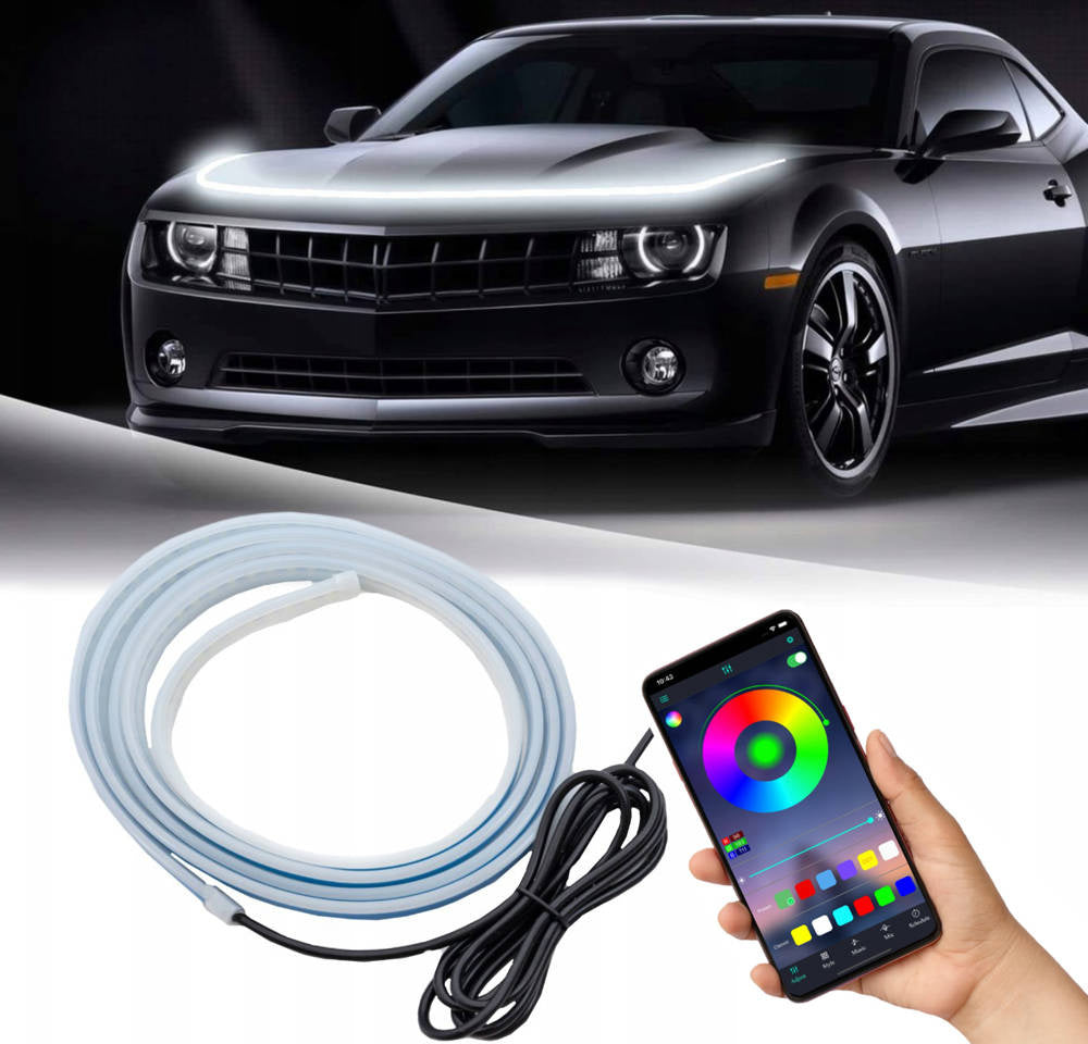 Bandes LED Intérieures AUTO-R – Éclairage d’Ambiance Voiture Bluetooth Plug & Play